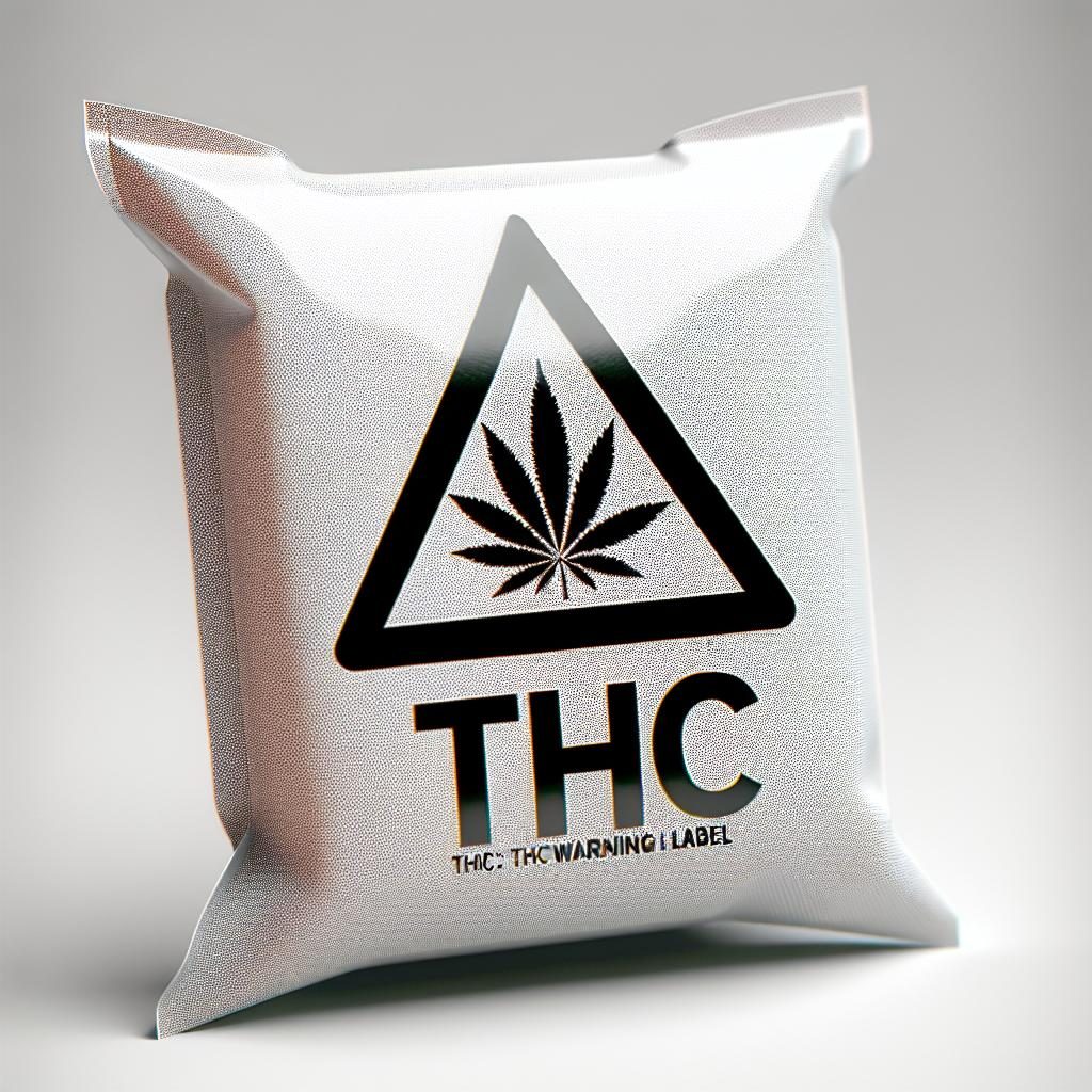 THC warning label on food