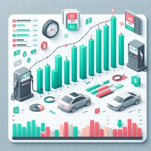 Gas prices infographic chart