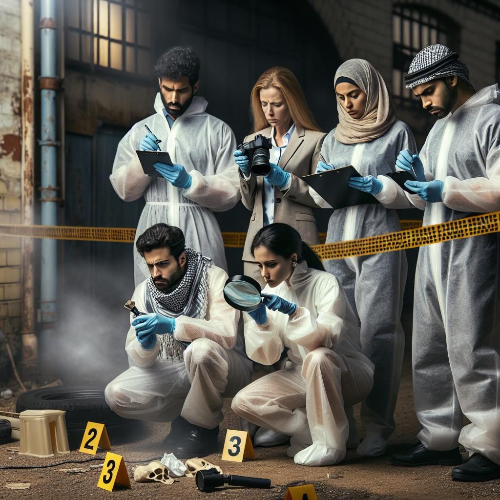 Crime scene investigation team.