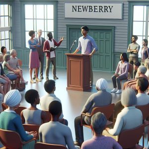 Newberry community meeting illustration