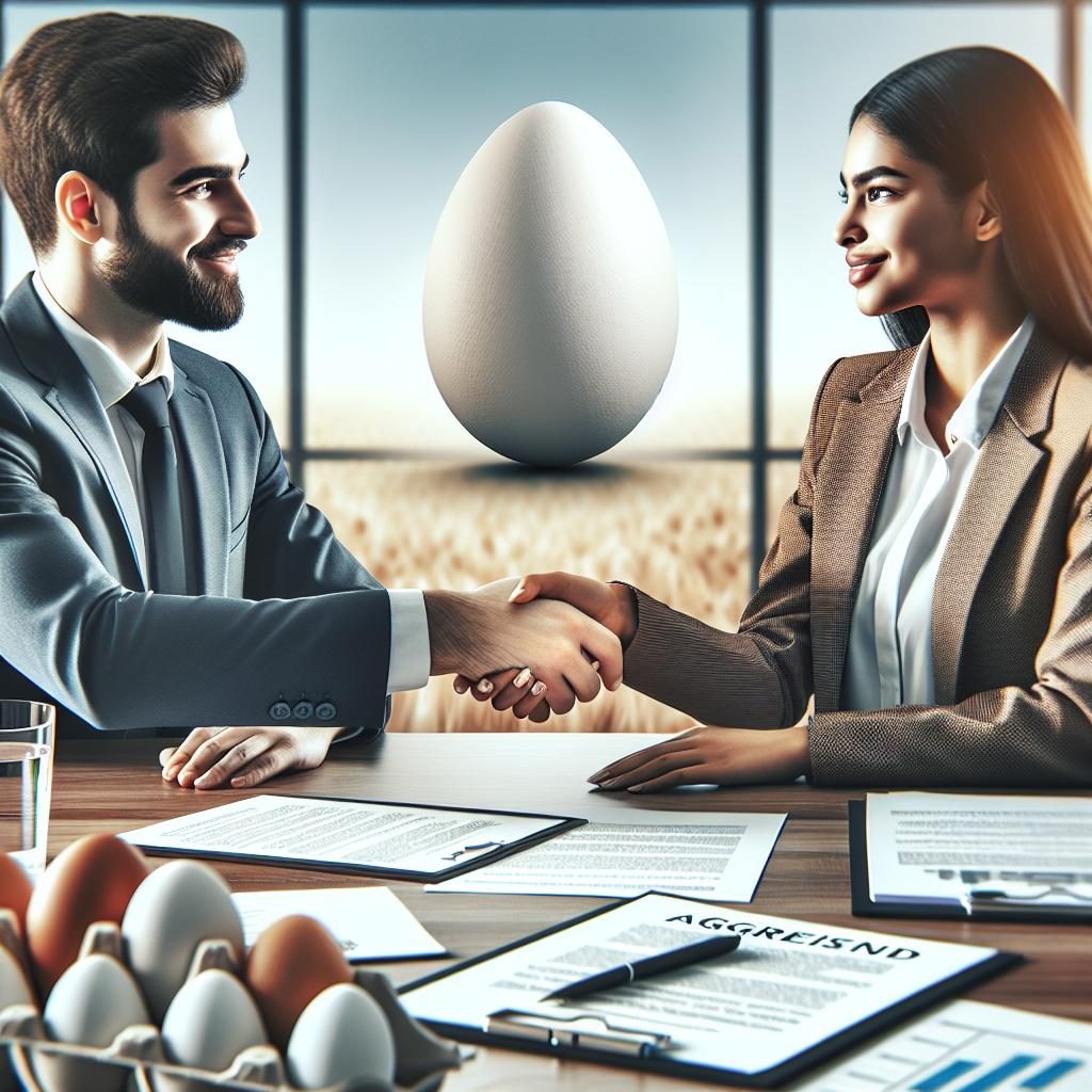 Egg company handshake merger