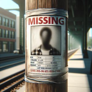 Missing person poster