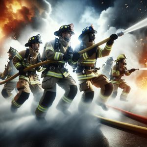 Firefighters in Action