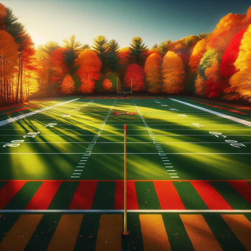 Autumn Football Field