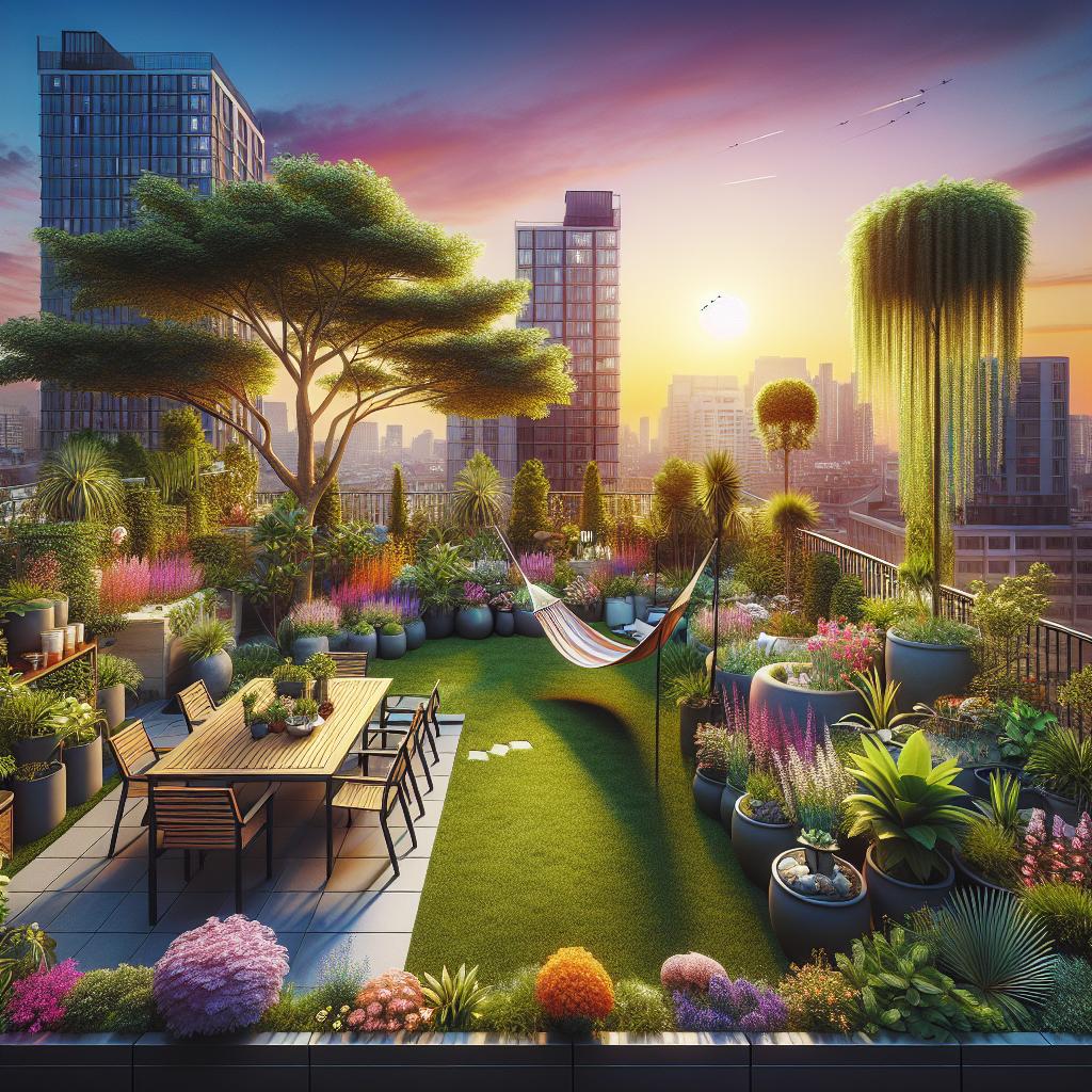 Rooftop Garden Oasis