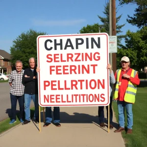 Chapin Residents Divided Over Sign Carrying Permit Requirements