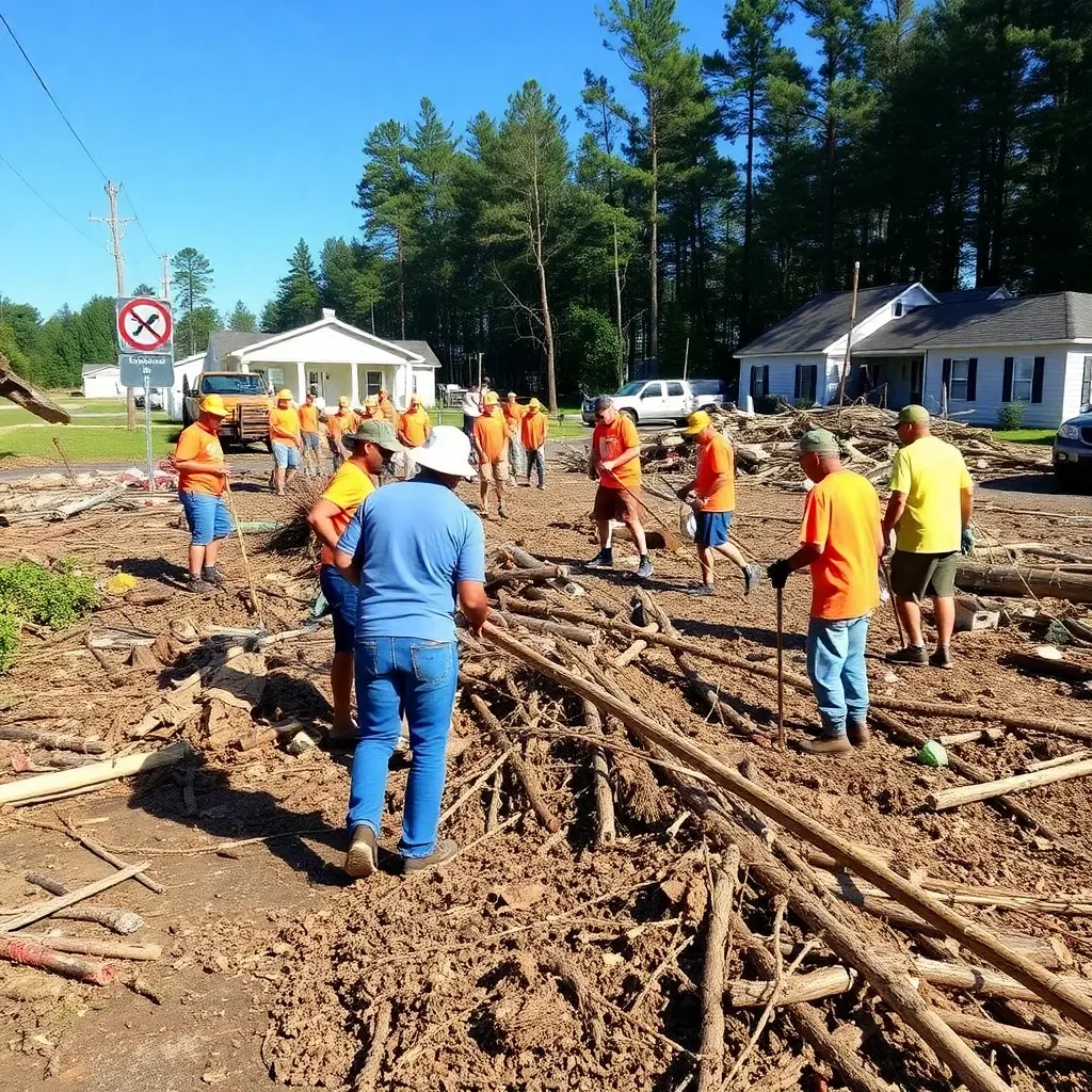 Clean-up Efforts Underway in Clinton After Dual Disasters