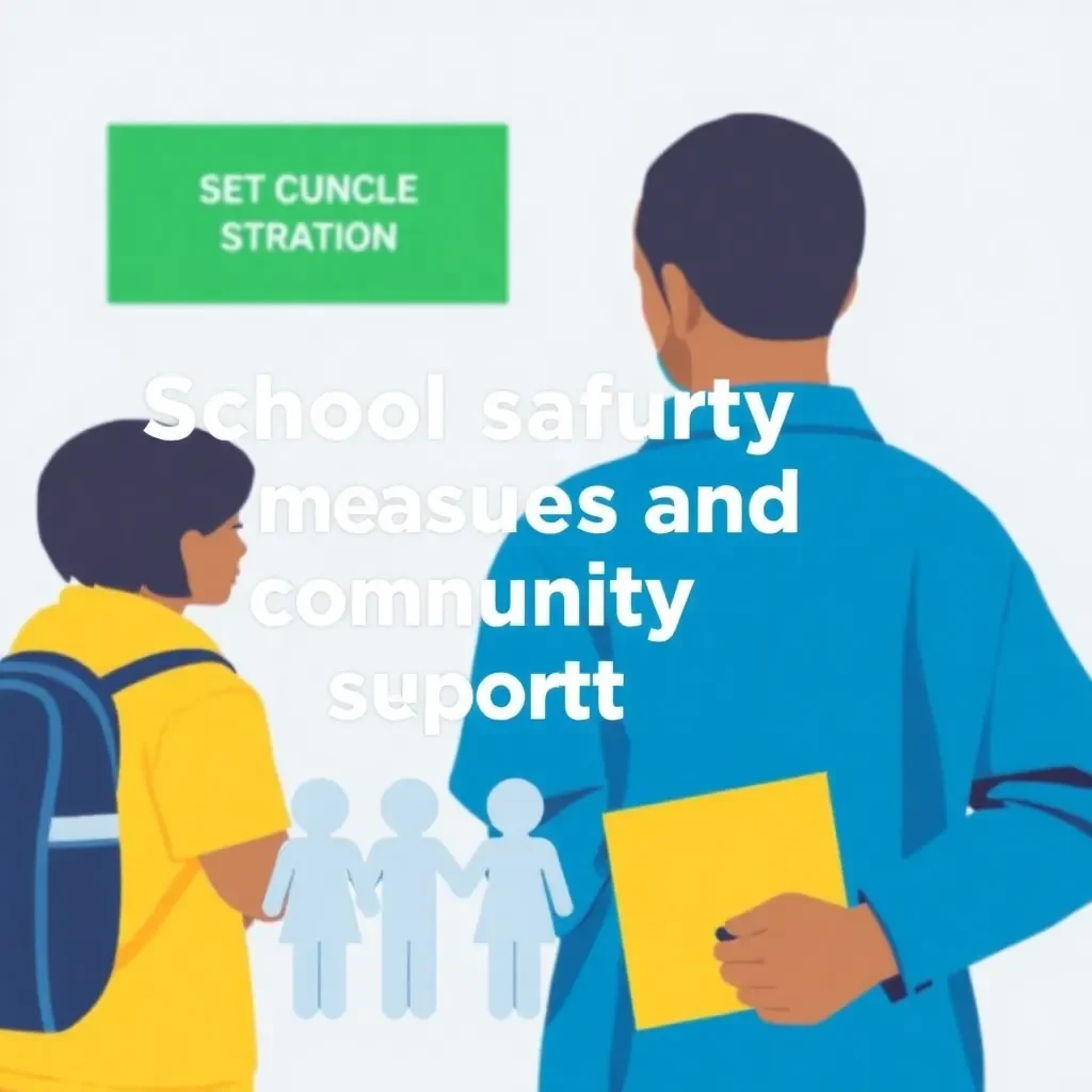 School safety measures and community support initiatives.