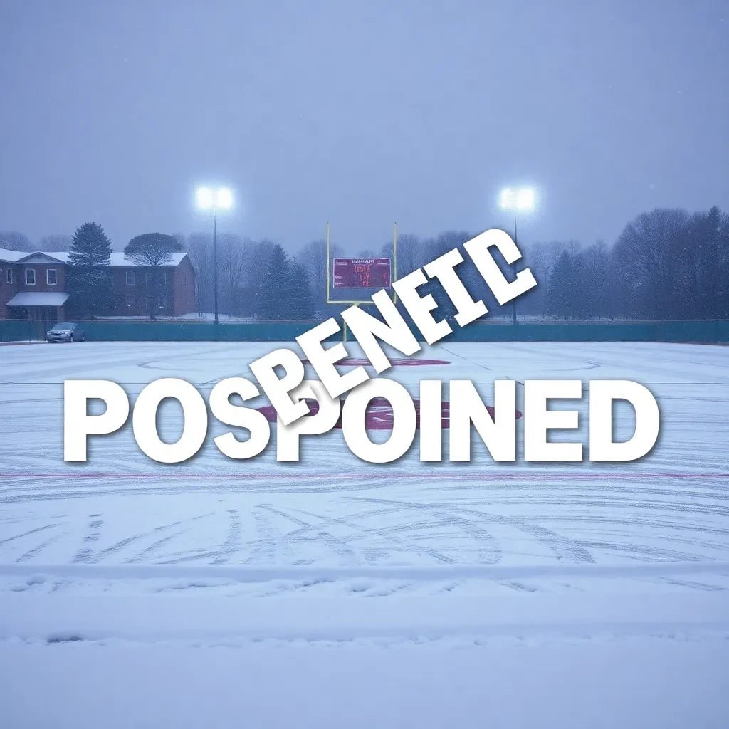 Erie High School Sports Events Postponed Due to Winter Weather