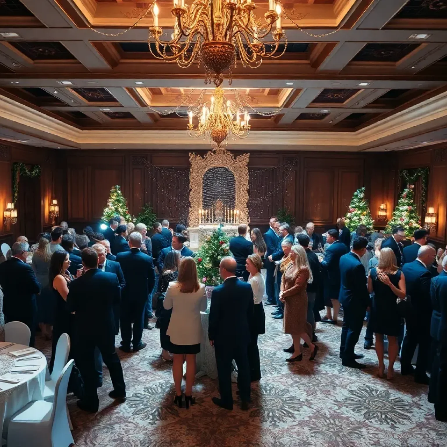 Guests enjoying the annual Carolinian Society Ball in Newberry