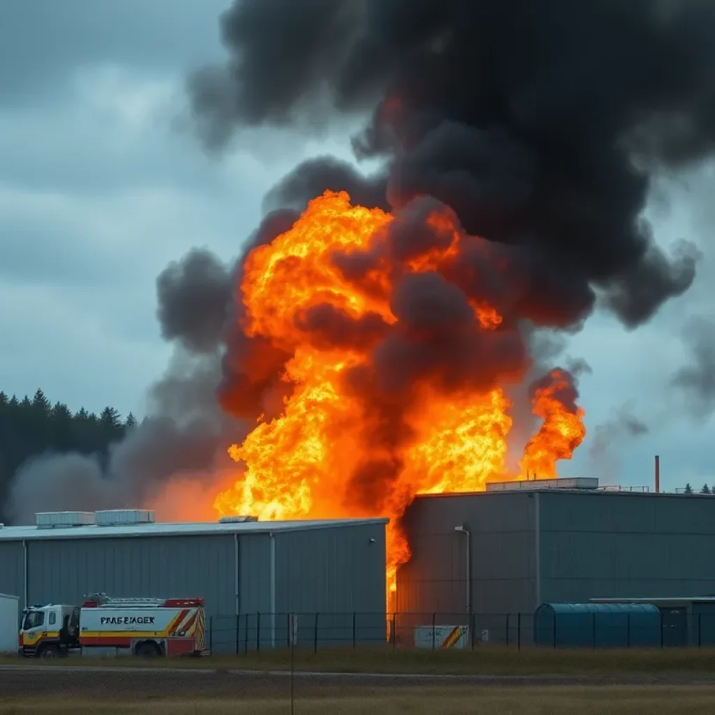 Large fire at Moss Landing battery storage facility