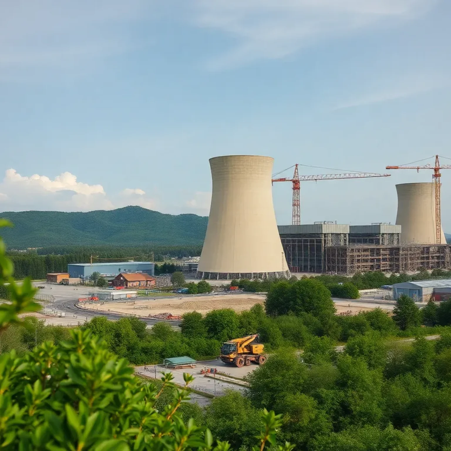 Construction site of V.C. Summer nuclear power plant in South Carolina