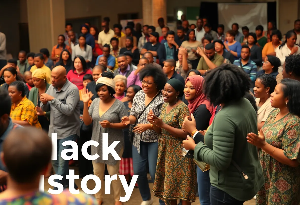 Community celebration for Black History Month at Presbyterian College