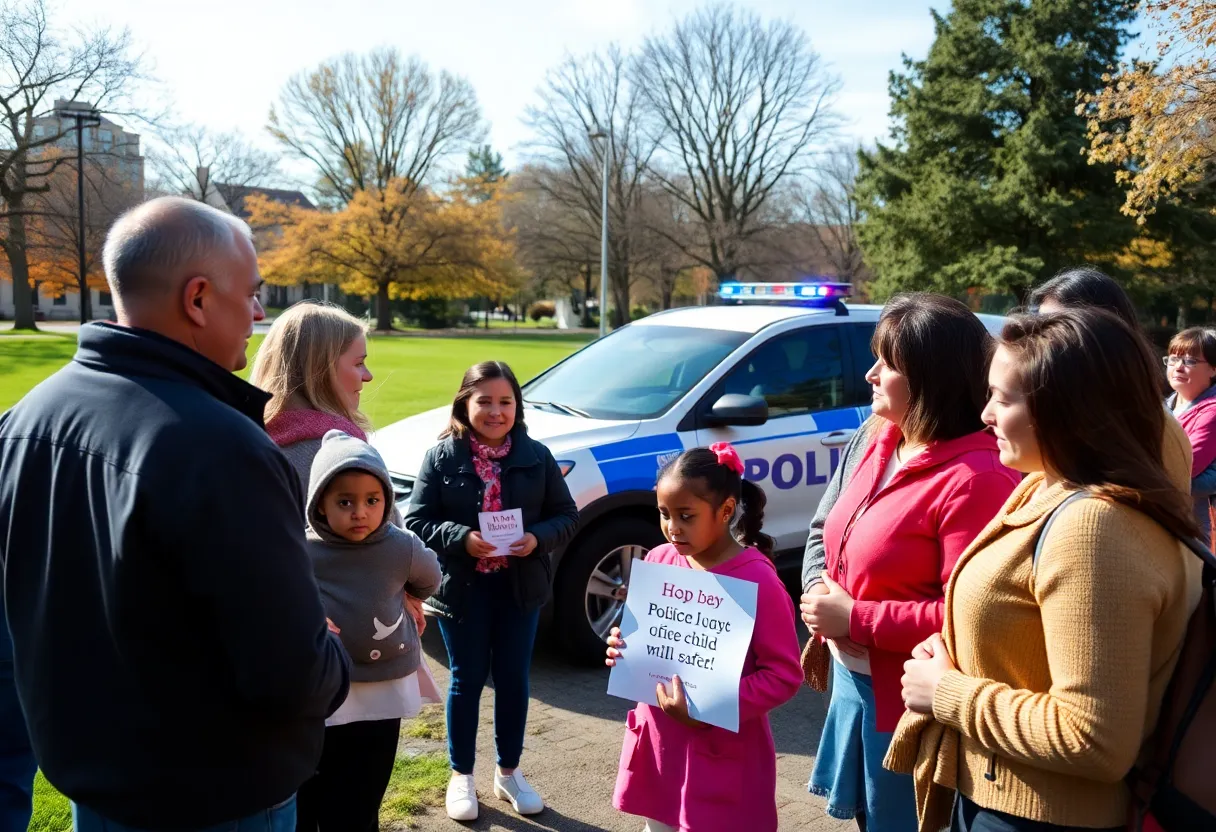 Community Rallies for Child Safety