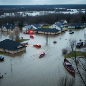 Rescue efforts during the historic flooding in Eastern Kentucky.