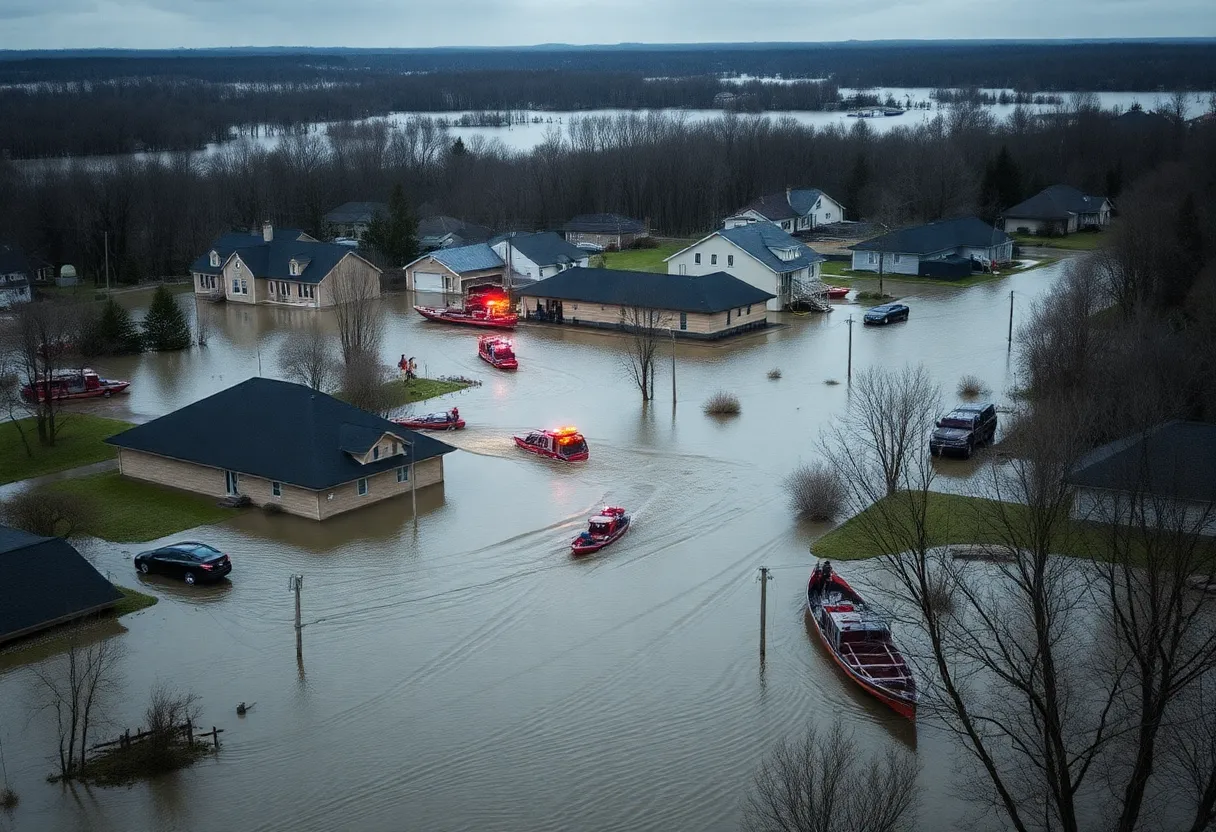 Rescue efforts during the historic flooding in Eastern Kentucky.