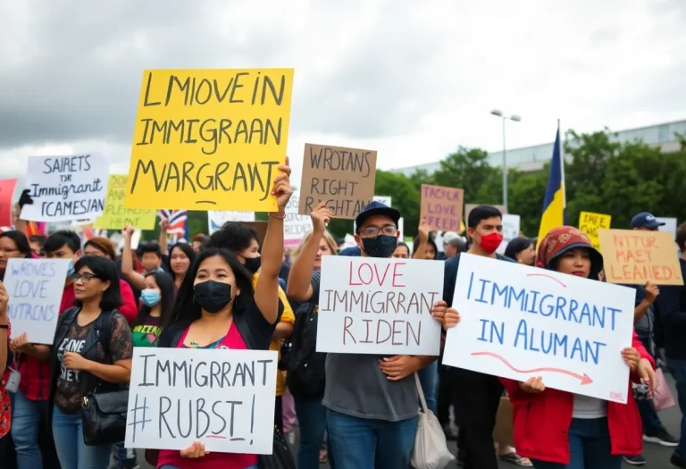 Greenville Immigrant Protest