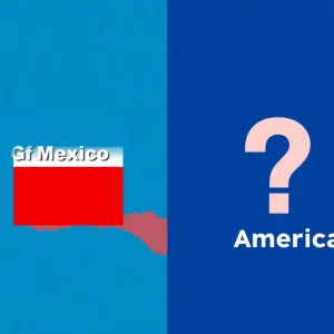 Visual representation of the Gulf of Mexico naming dispute.