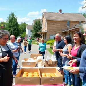 Residents of Newberry engaging in community activities