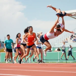 Newberry Wolves athletes competing in various sports