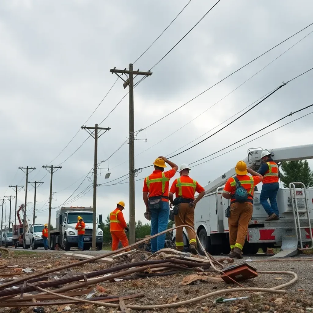 Power Restoration Efforts After Hurricane Helene