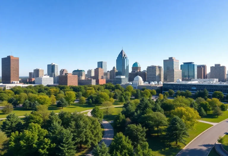 Raleigh North Carolina Skyline