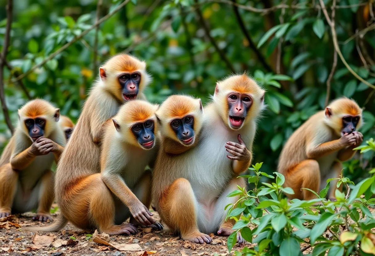 Rhesus Macaques Adventure