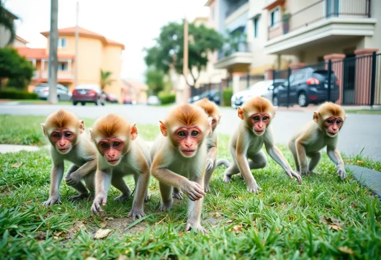 Rhesus Macaques in Yemassee