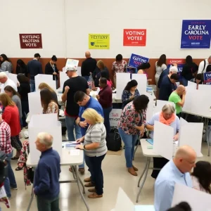 South Carolina Early Voting Scene