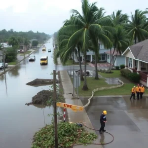 Aftermath of Tropical Storm Debby