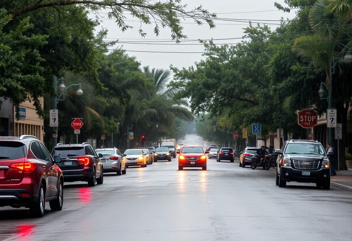 Tropical Storm Debby in Raleigh