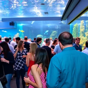 Charleston Networking at the Aquarium