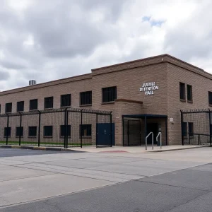 Los Padrinos Juvenile Hall building exterior