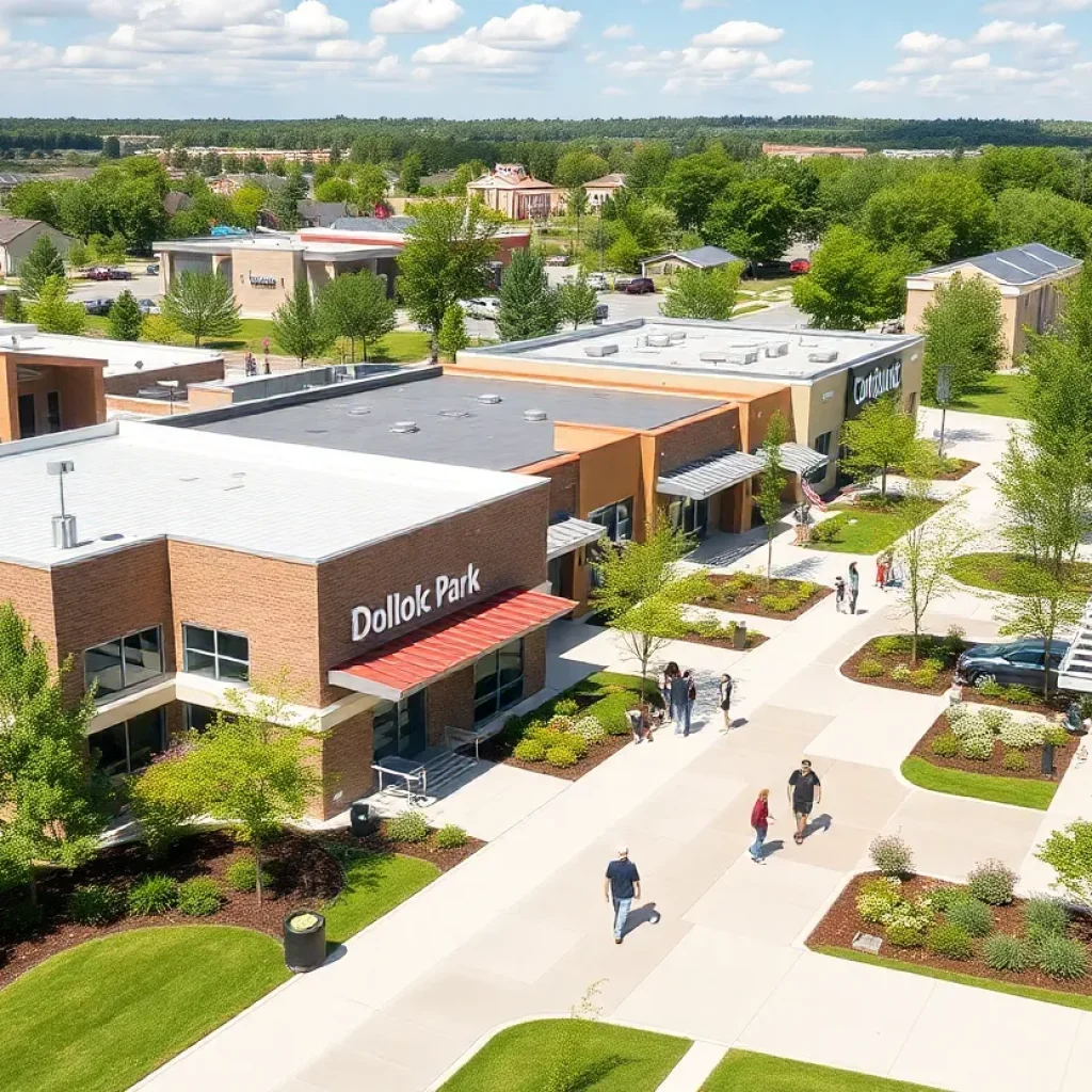 Rendering of Lake Murray Business Park in Chapin, SC