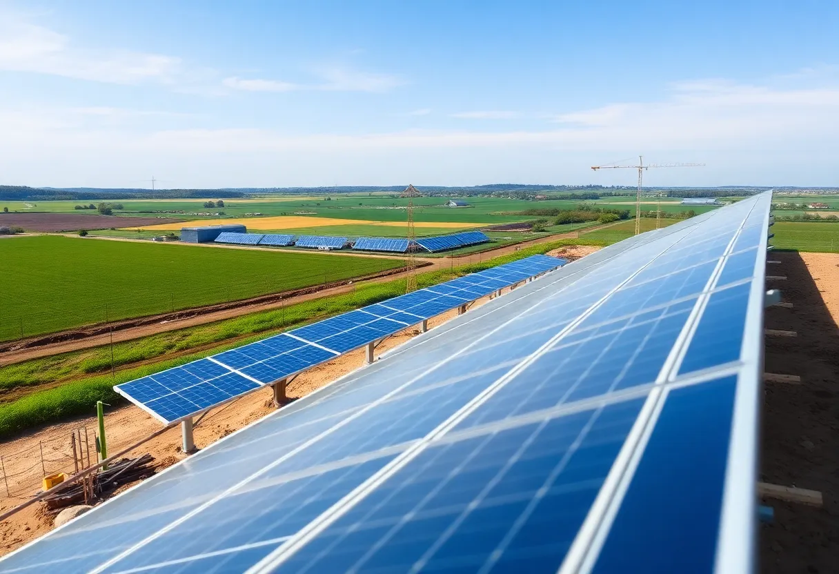 Construction of Longleaf Solar Project