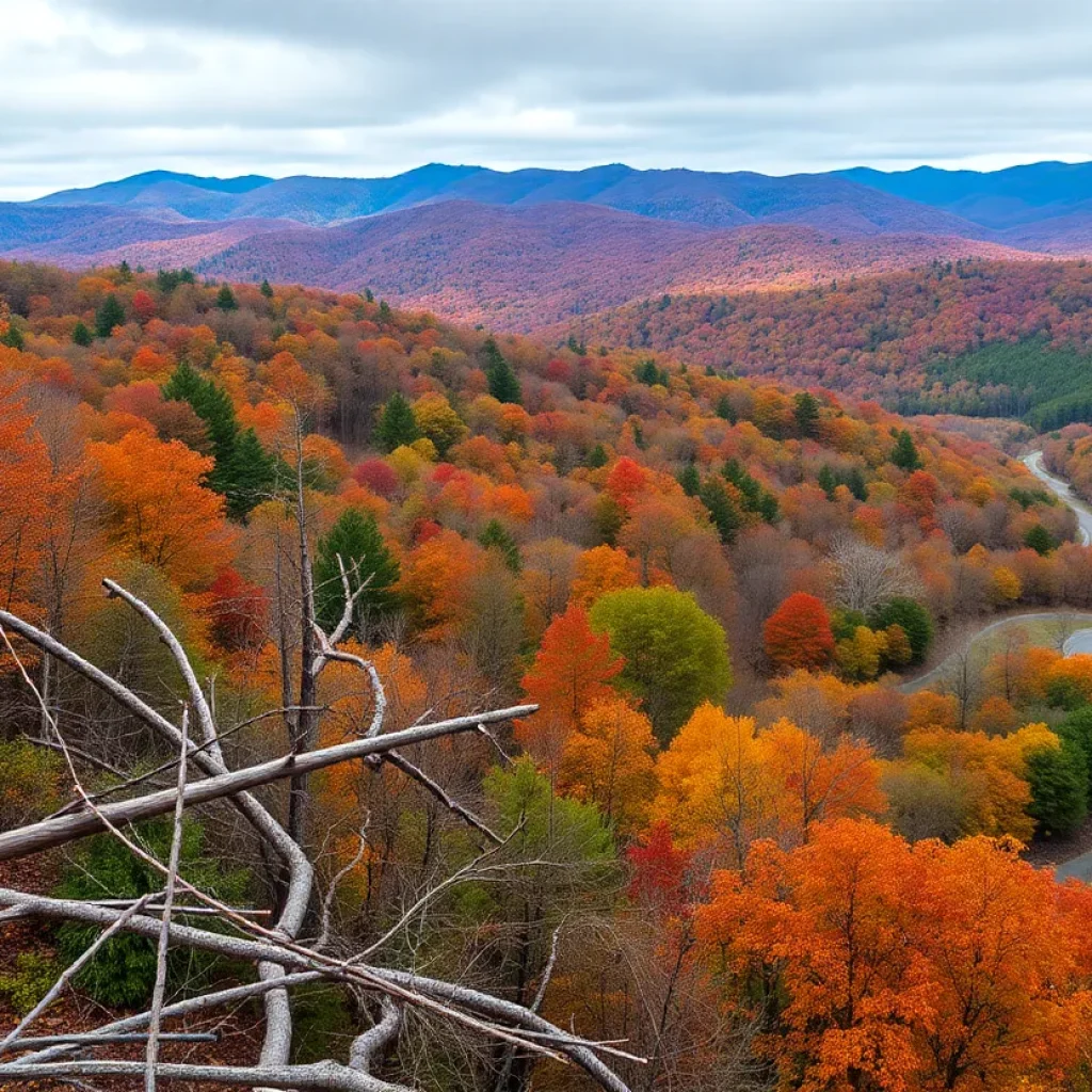 North Carolina Mountains after Hurricane Helene