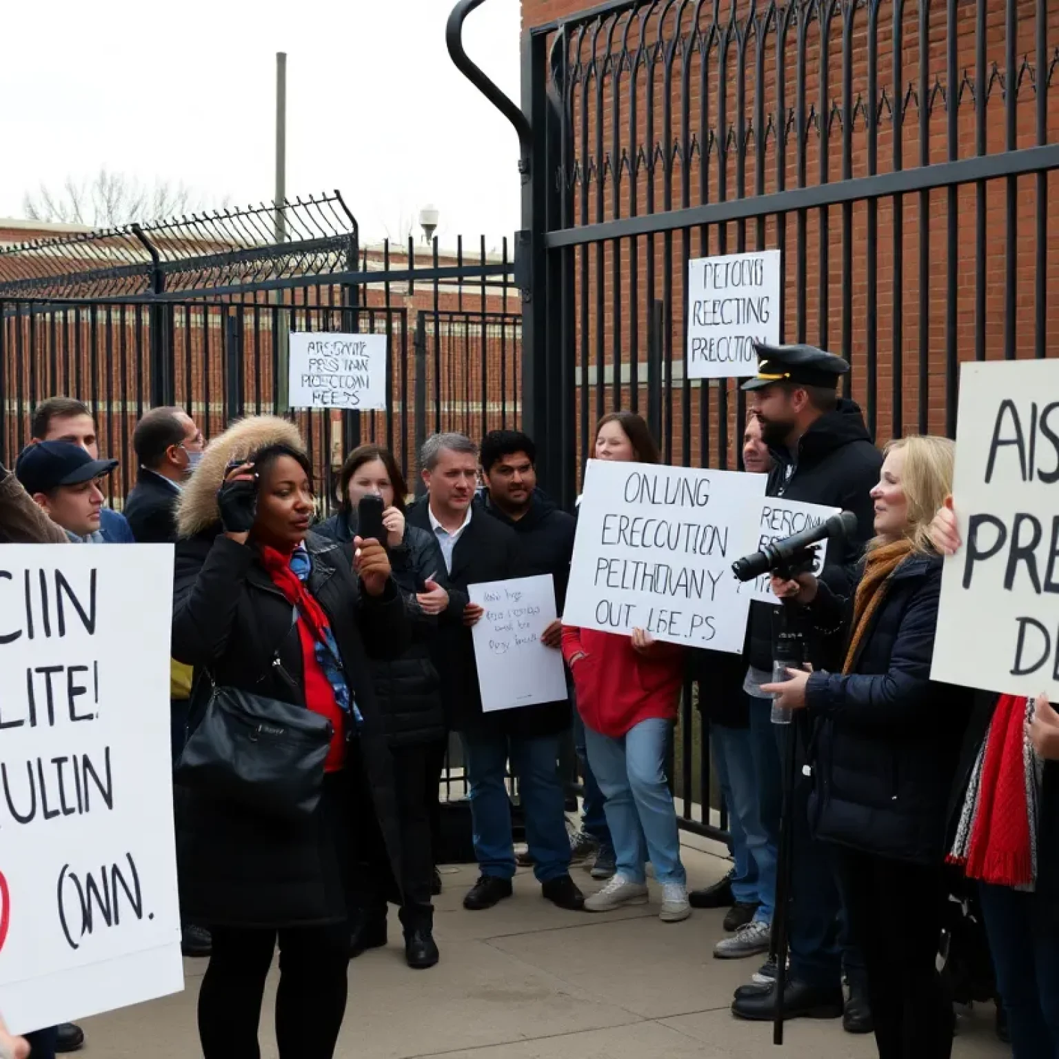 Firing Squad Execution Protest