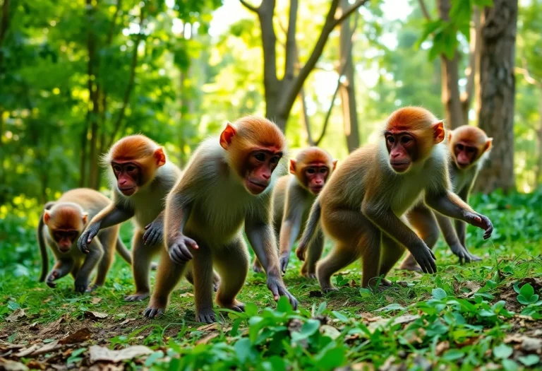 Rhesus Macaques in the Wild