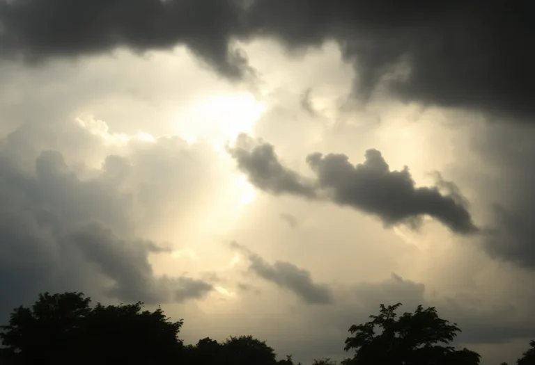 Severe Thunderstorm in Columbia, South Carolina