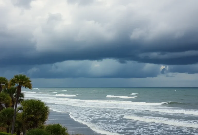 Tropical Storm Helene Approaching Charleston